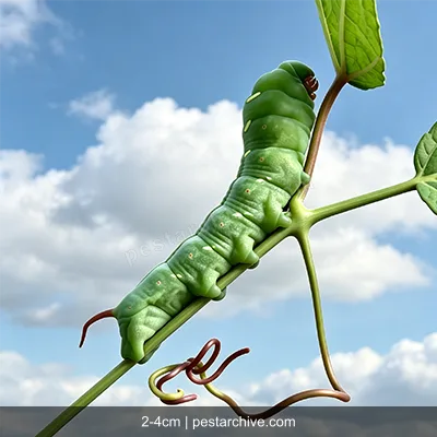 Lagartas-da-couve (Lagarta verde da couve) | pestarchive.com