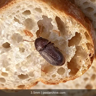 Brokkäfer (Kräuterdieb, Brotkäfer) | pestarchive.com