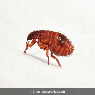 Fleas (Cat flea, Dog flea, Human flea) | pestarchive.com