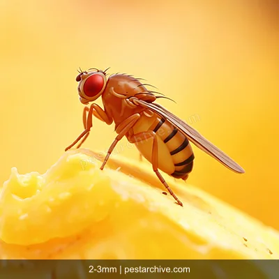 Fruchtfliegen (Essigfliege, Drosophila, Gärfliege, Mostfliege) | pestarchive.com