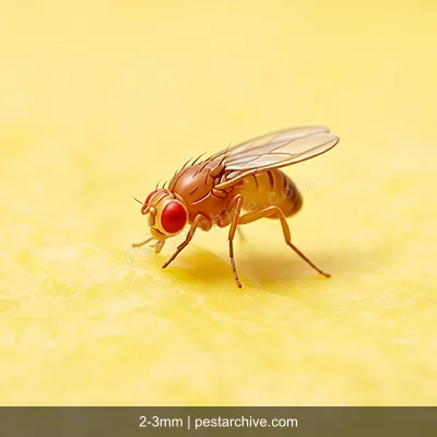 Fruchtfliegen (Essigfliege, Drosophila, Gärfliege, Mostfliege) | pestarchive.com