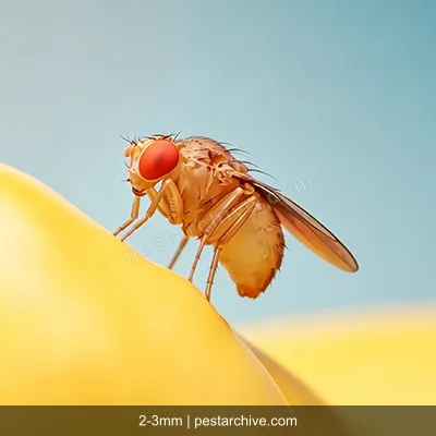 Fruchtfliegen (Essigfliege, Drosophila, Gärfliege, Mostfliege) | pestarchive.com