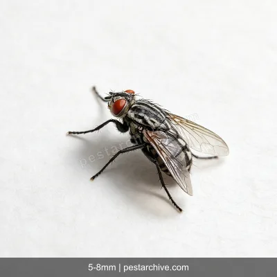 Moscas-domésticas (Mosca caseira, Mosca comum) | pestarchive.com