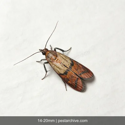 Traças-da-farinha (Traça de despensa, Mariposa da farinha) | pestarchive.com