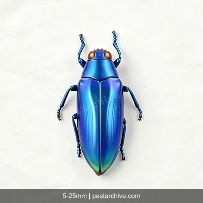 Besouros-joia (Buprestídeo) | pestarchive.com