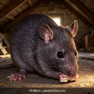 Hausratten (Schwarze Ratte, Schiffsratte) | pestarchive.com