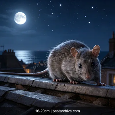 Hausratten (Schwarze Ratte, Schiffsratte) | pestarchive.com