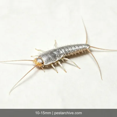 Pesciolini d'argento (Lepisma saccharina, Acciughina) | pestarchive.com
