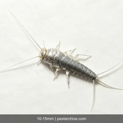 Pesciolini d'argento (Lepisma saccharina, Acciughina) | pestarchive.com